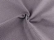 Reynard Fabrics Cotton Poplin - Micro Dot Grey/White