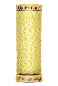 Gutermann Cotton Thread (100M) (Yellow)