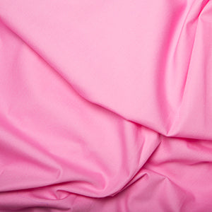 Rose & Hubble Cotton Poplin Plain - Pink