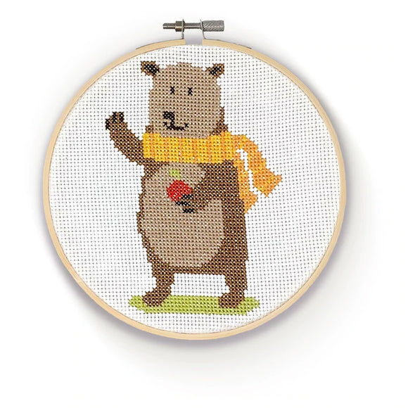 Crafty Kit Company Bear Cross Stitch Kit