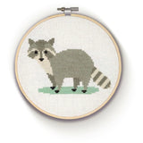 Crafty Kit Company Raccoon Cross Stitch Kit