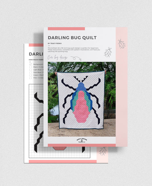 Rope & Anchor - Darling Bug Quilt Pattern
