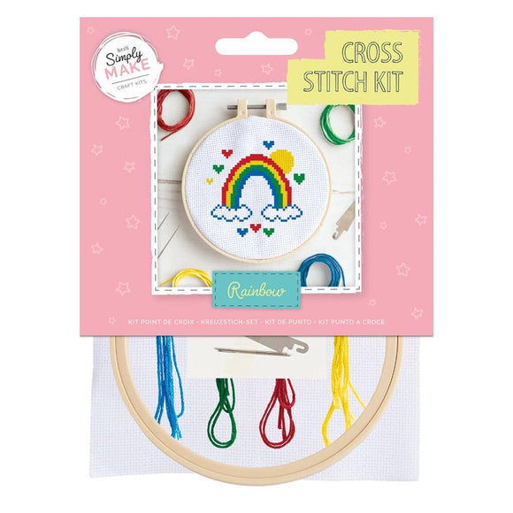 Docrafts Simply Make Rainbow Cross Stitch Kit