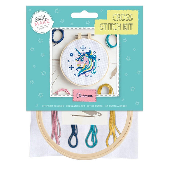 Docrafts Simply Make Unicorn Cross Stitch Kit