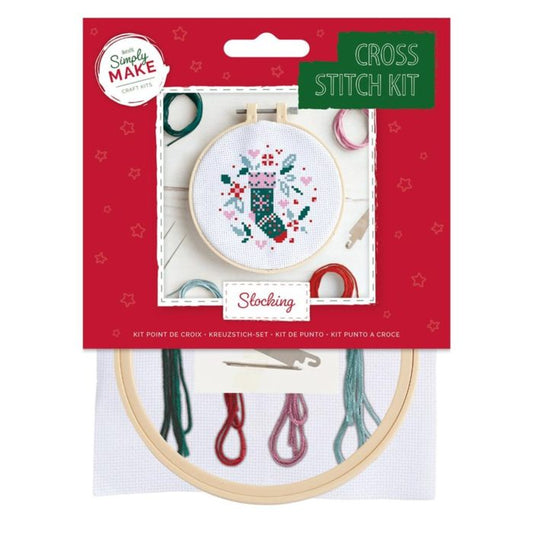 Docrafts Simply Make Stocking Cross Stitch Kit