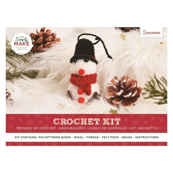 Simply Make Crochet Kit - Snowman
