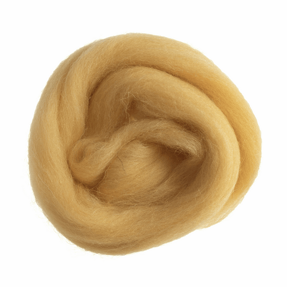 Trimits Natural Wool Roving Felt - Yellow