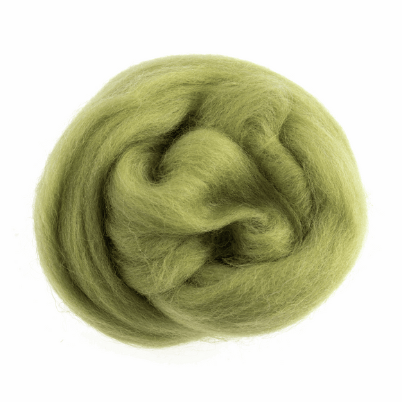 Trimits Natural Wool Roving Felt - Pistachio