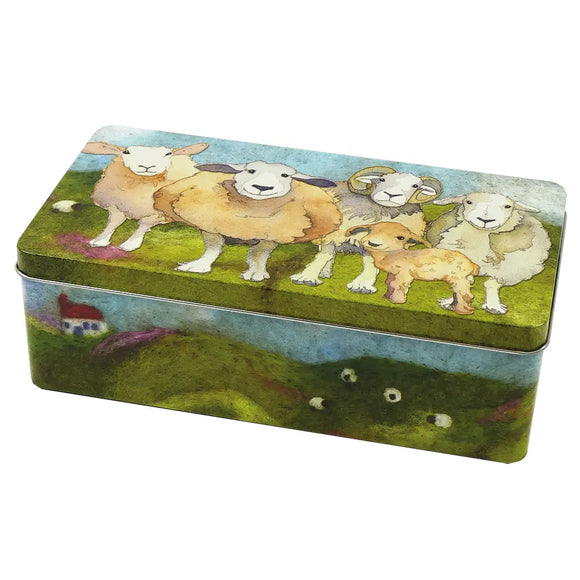 Felted Sheep Long Tin by Emma Ball Ltd
