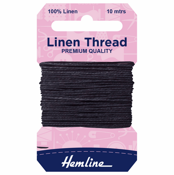 Hemline Linen Thread - Navy