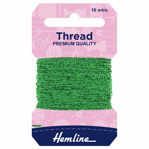 Hemline Glitter Thread - Emerald