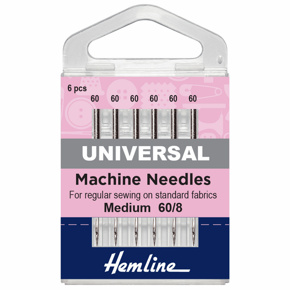 Hemline Universal Machine Needles 60/8
