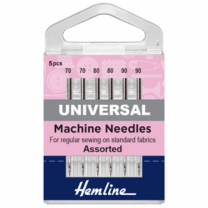 Hemline Universal Medium Assorted Machine Needles