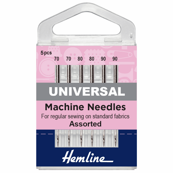 Hemline Universal Medium Assorted Machine Needles