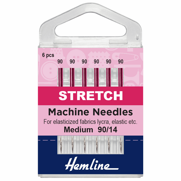 Hemline Medium Assorted Stretch Machine Needles