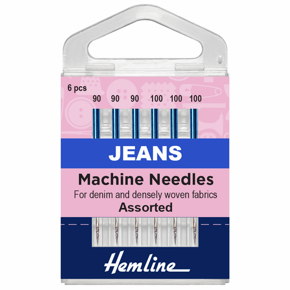 Hemline Heavy Assorted Jeans Machine Needles