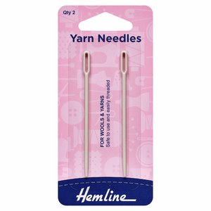 Hemline Plastic Yarn Needles