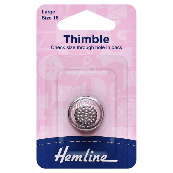 Hemline Metal Thimble - Large