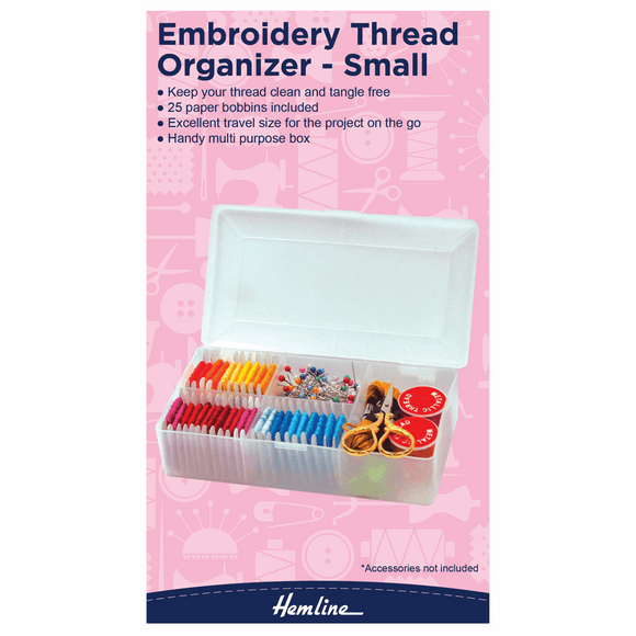 Hemline Embroidery Thread Organiser - Small