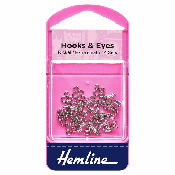 Hemline Hooks & Eyes Size 0