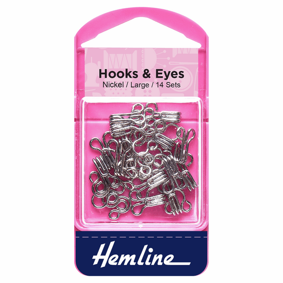 Hemline Hooks & Eyes Size 3
