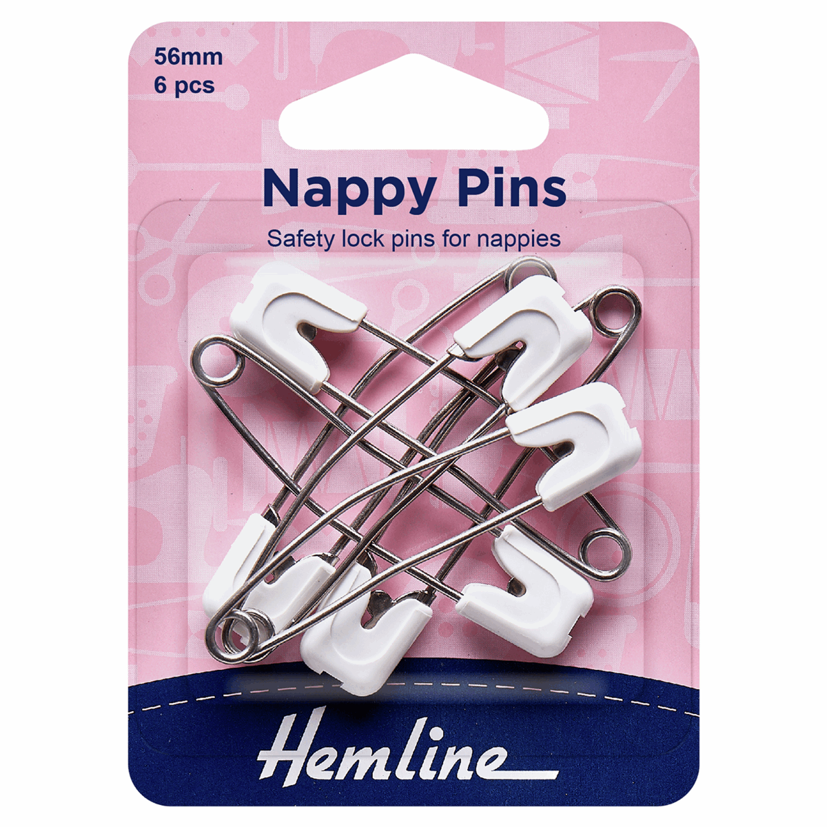 Hemline Nappy Pins