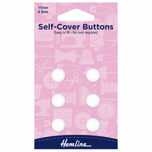 Hemline Self Cover Buttons 11mm