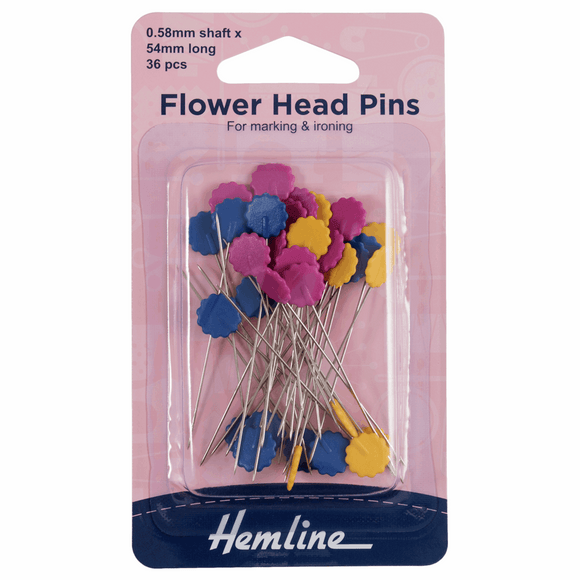 Hemline Flower Pins