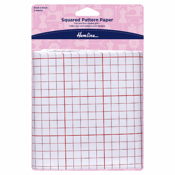 Hemline Grid Pattern Paper