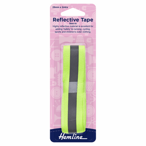 Hemline Yellow Reflective Tape
