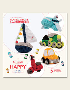 Sirdar Happy Cotton Book - Planes, Trains and Automobiles
