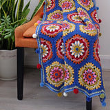 Janie Crow - The Blue House Crochet Blanket Pattern Booklet