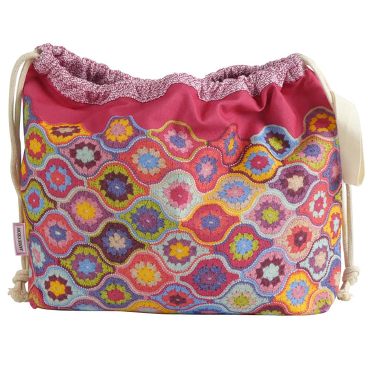 Janie Crow Mystical Lanterns Drawstring Bag by Emma Ball Ltd
