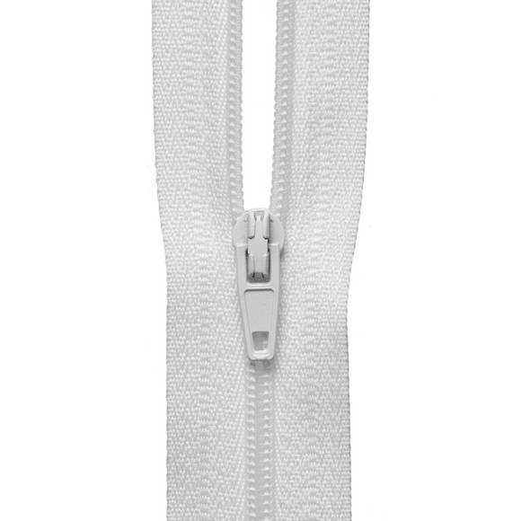 Nylon Zip by the Metre - White ( sold by half metre)
