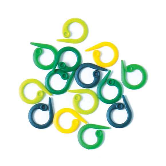 Knit Pro Split Ring Markers: Plastic: 30 Pieces