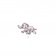 Iron-On Motif - Cute Baby Elephant