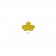 Iron-On Motif - Embroidered Gold Crown