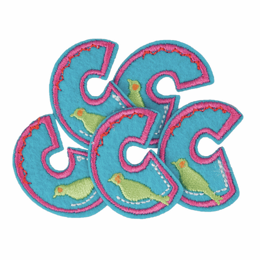 Iron-On Fun Letters - C