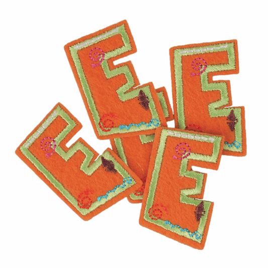 Iron-On Fun Letters - E