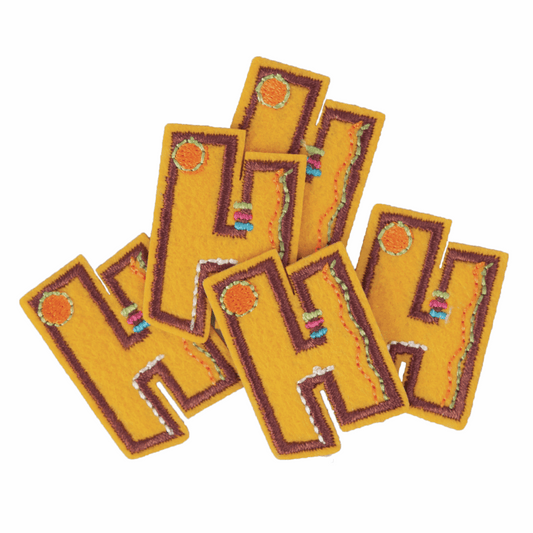 Iron-On Fun Letters - H