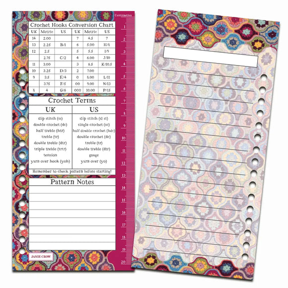 Colour Chart Cards Crochet Pack - Janie Crow's Mystical Lanterns by Emma Ball Ltd