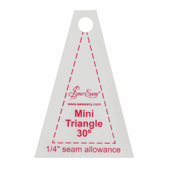 Sew Easy Templates - Mini Triangle 30deg