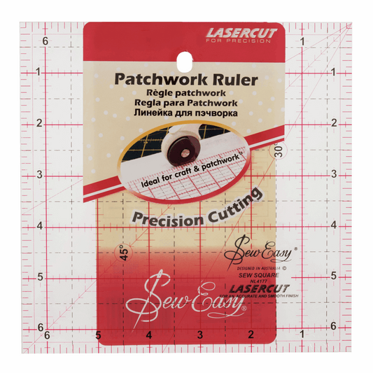 Sew Easy Patchwork Ruler 6.5" Sq