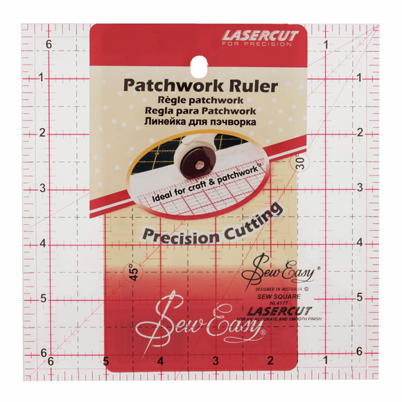 Sew Easy Patchwork Ruler 6.5