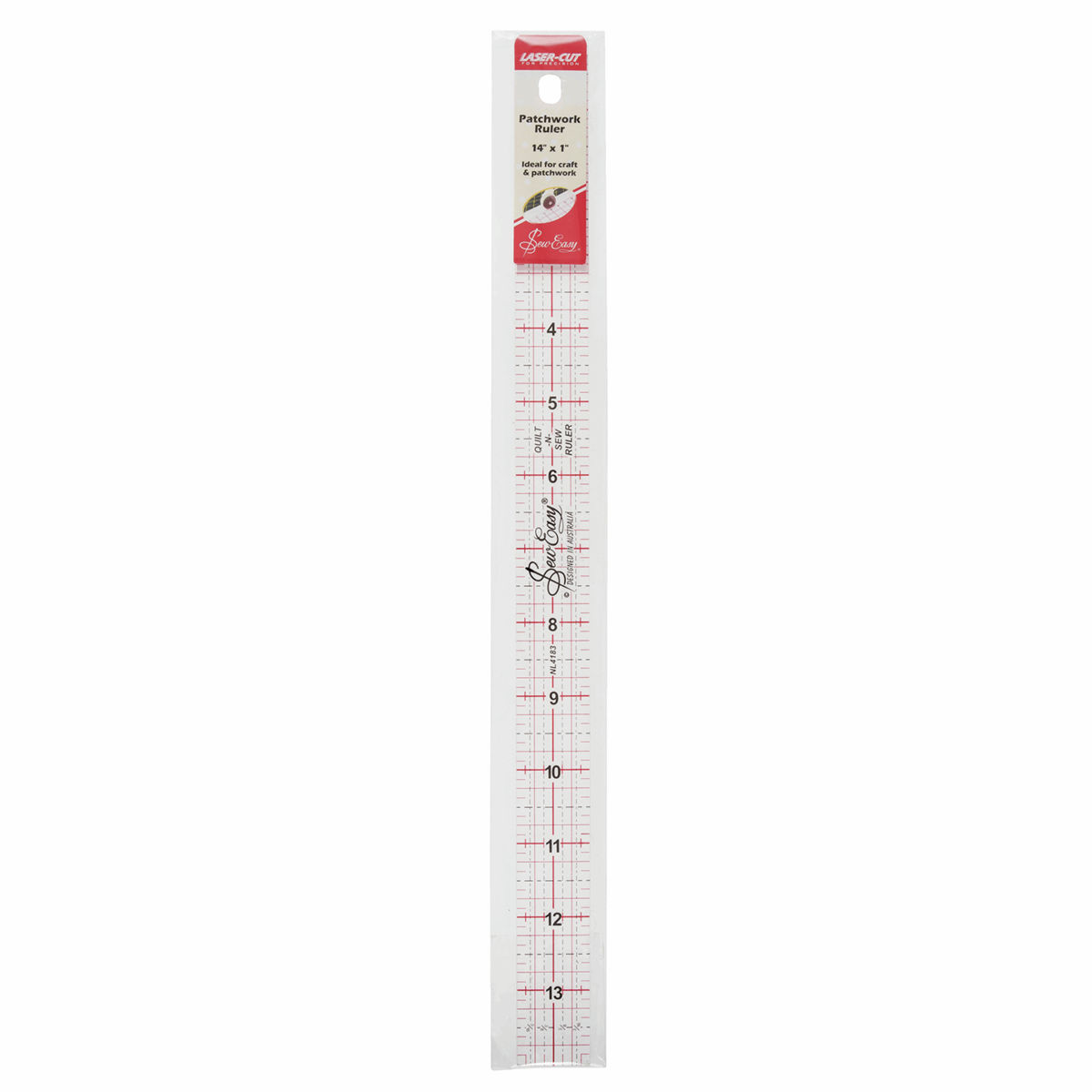 Sew Easy Patchwork Ruler 14" x 1"