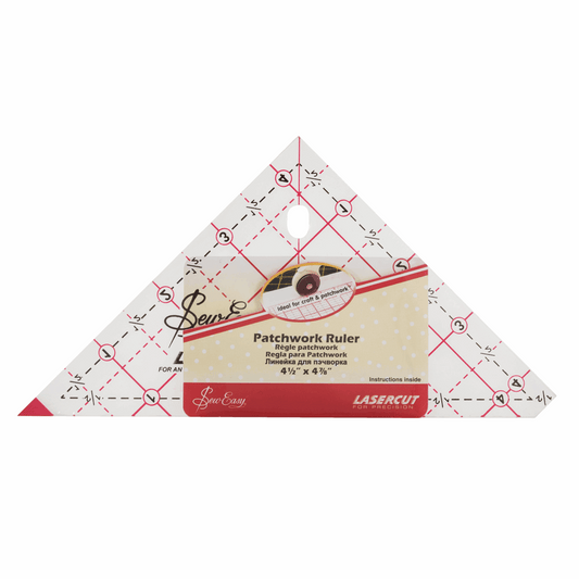 Sew Easy Template: Patchwork: Triangle: 4.5in