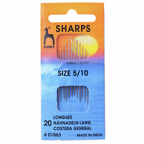 Pony Hand Sewing Needles - SHARPS 5-10