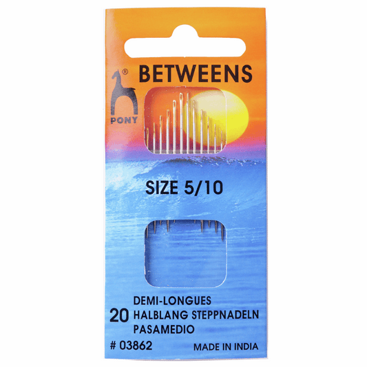 Pony Hand Sewing Needles - BETWEENS 5-10
