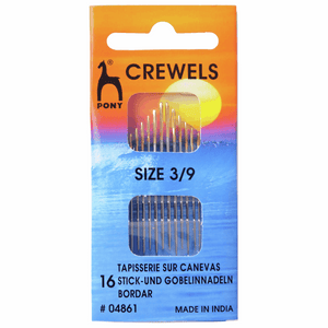 Pony Hand Sewing Needles - CREWELS 3-9