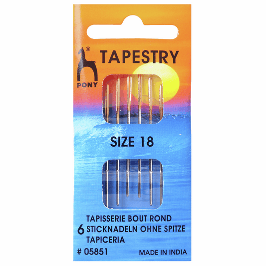Pony Hand Sewing Needles - TAPESTRY 18